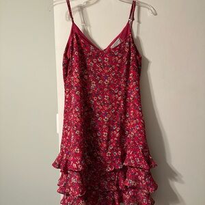 Dress Forum Vibrant Pink Floral Dress